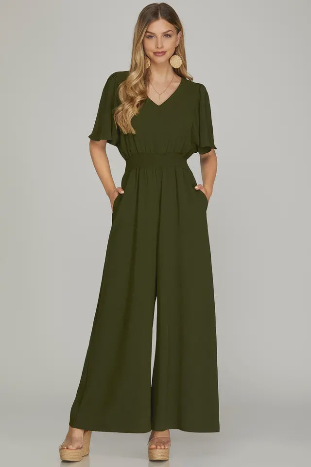 Mellie Wide Leg Jumpsuit