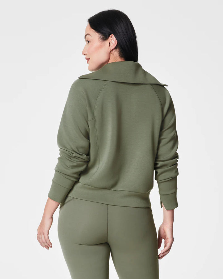 SPANX AirEssentials Half Zip - Clover