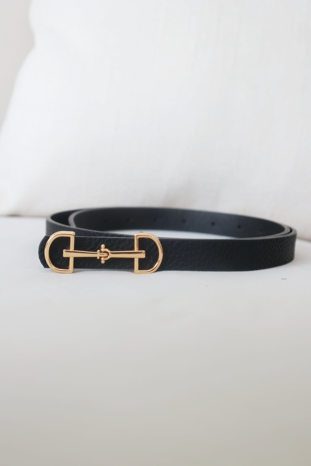 Horse Bit Skinny Belt