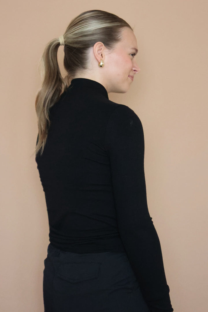 Perfect Turtleneck- Black