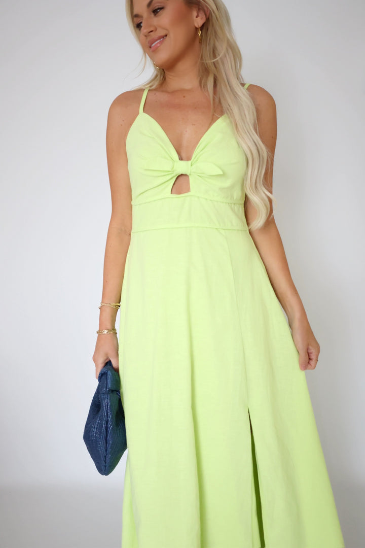 Nellie Linen Midi Dress