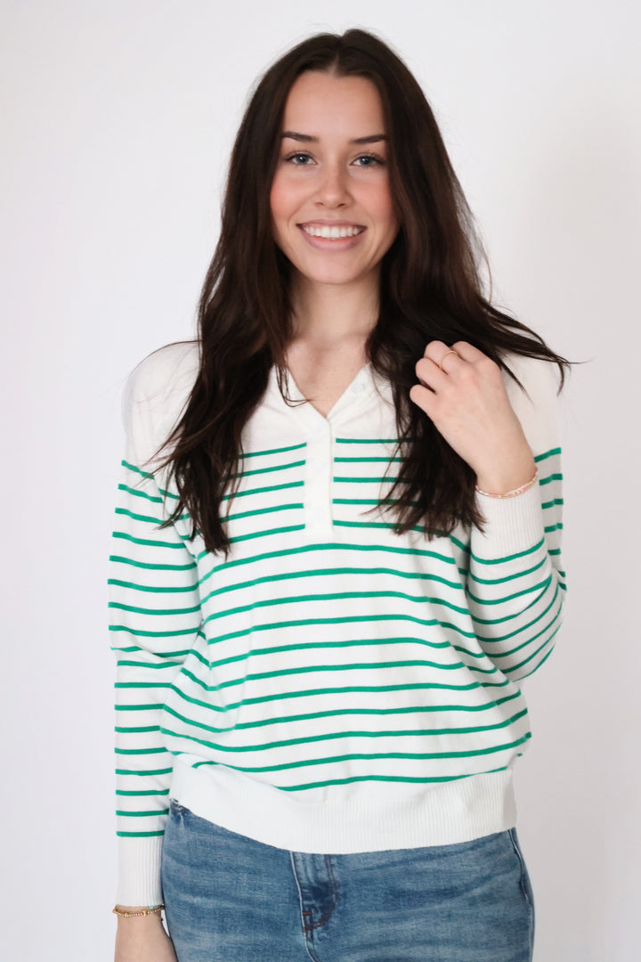 Belle Stripe Sweater