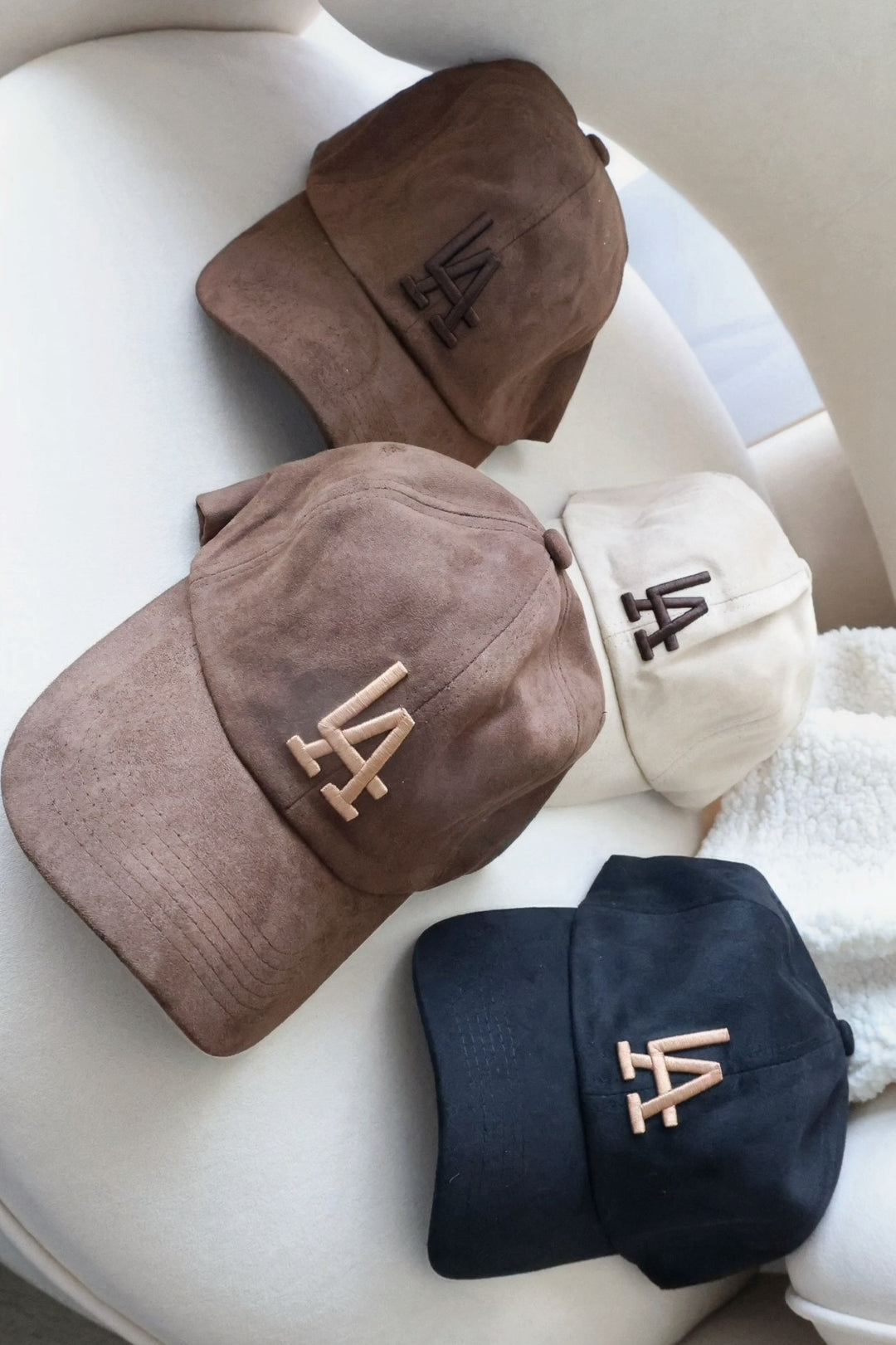 LA Suede Embroidered Cap