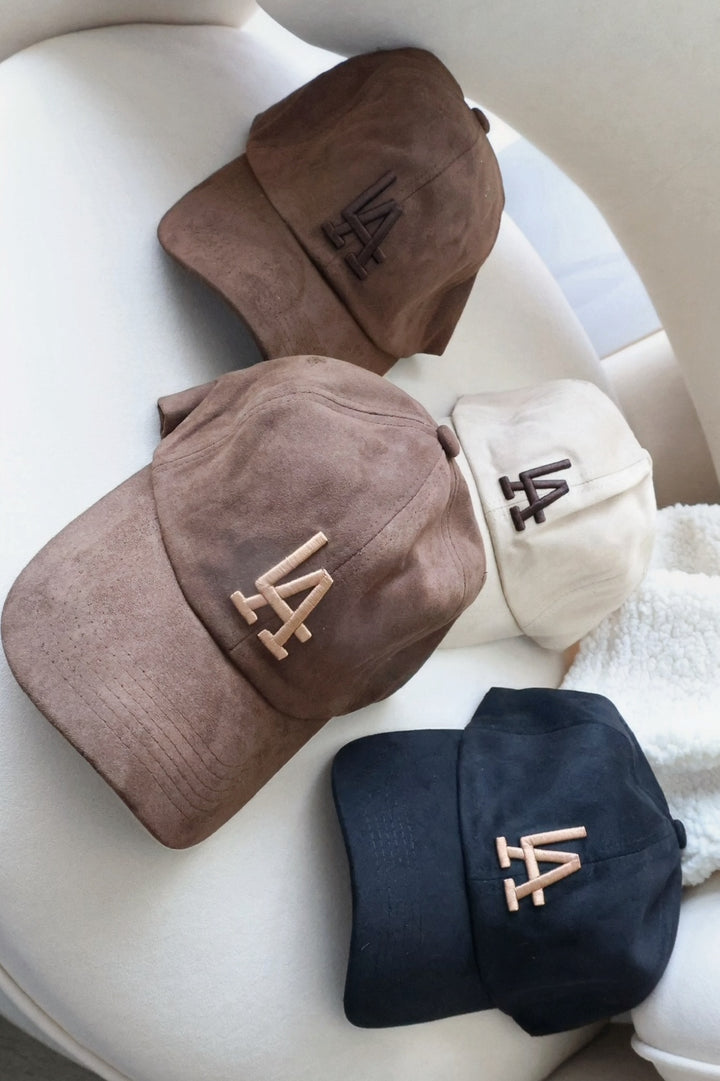 LA Suede Embroidered Cap