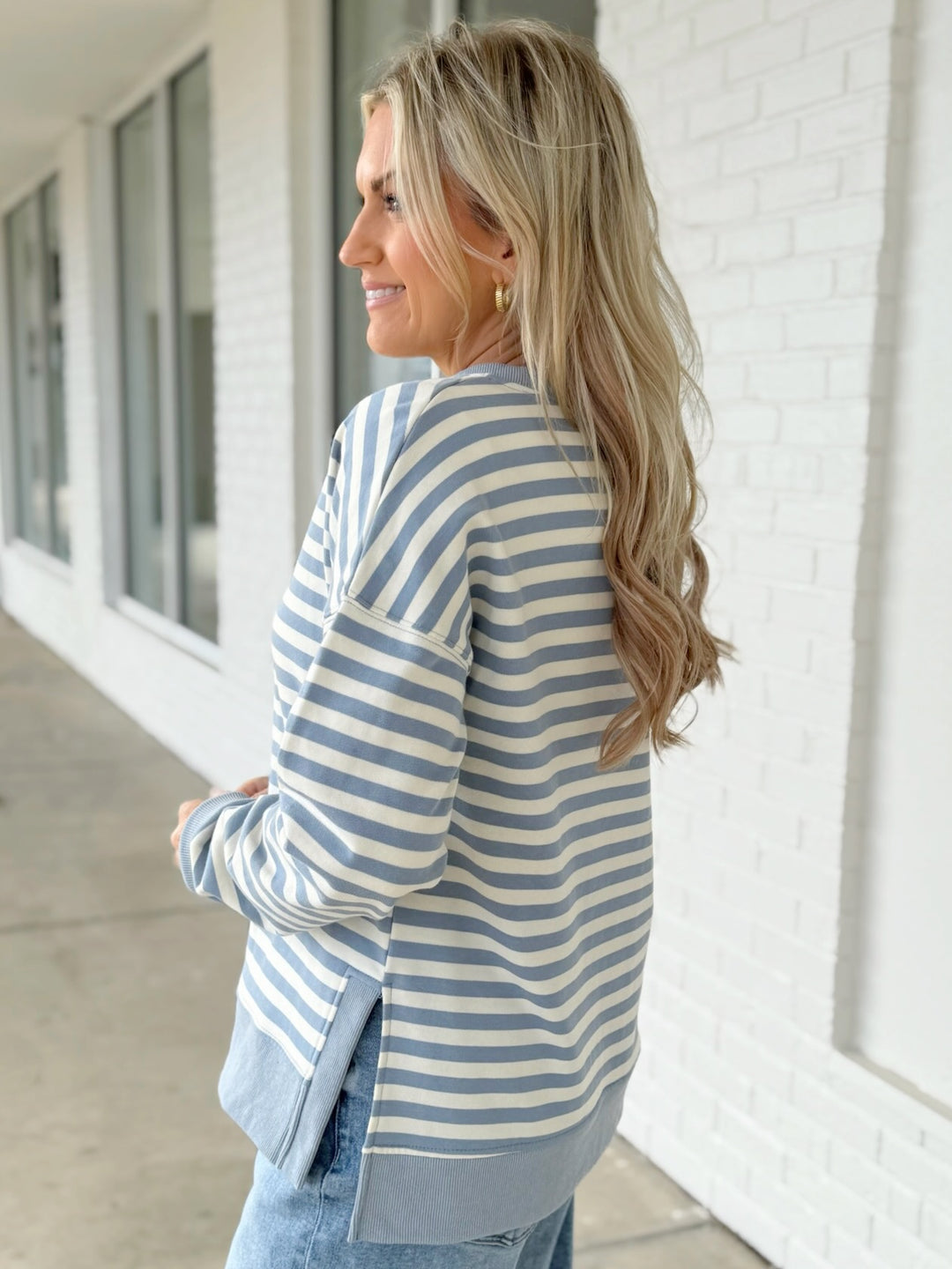 Carter Sweatshirt- Blue