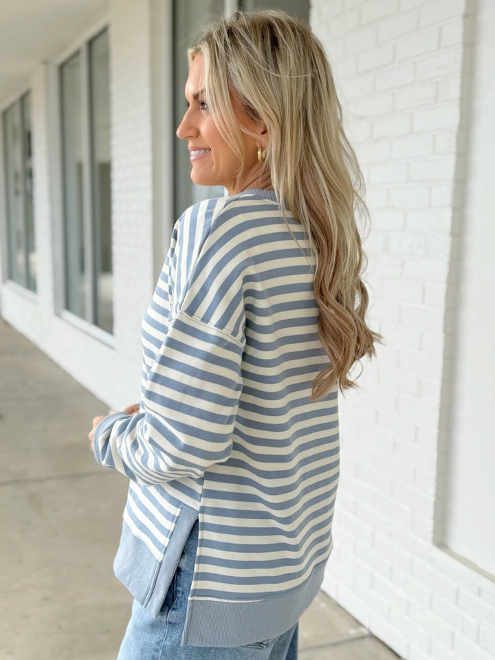 Carter Sweatshirt- Blue