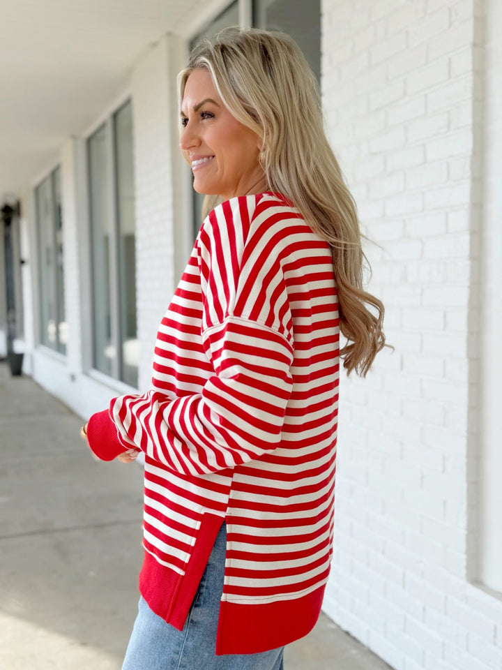 Carter Sweatshirt- Red