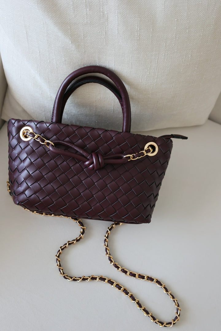 Fallon Woven Handbag