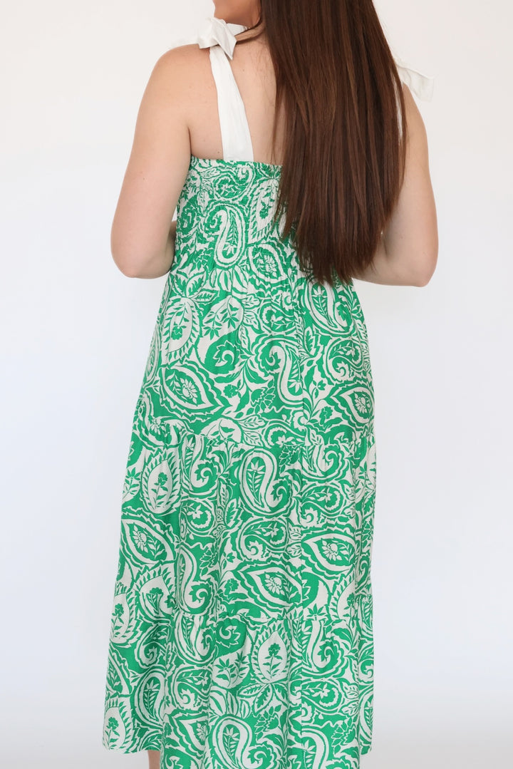 Vera Tie Midi Dress