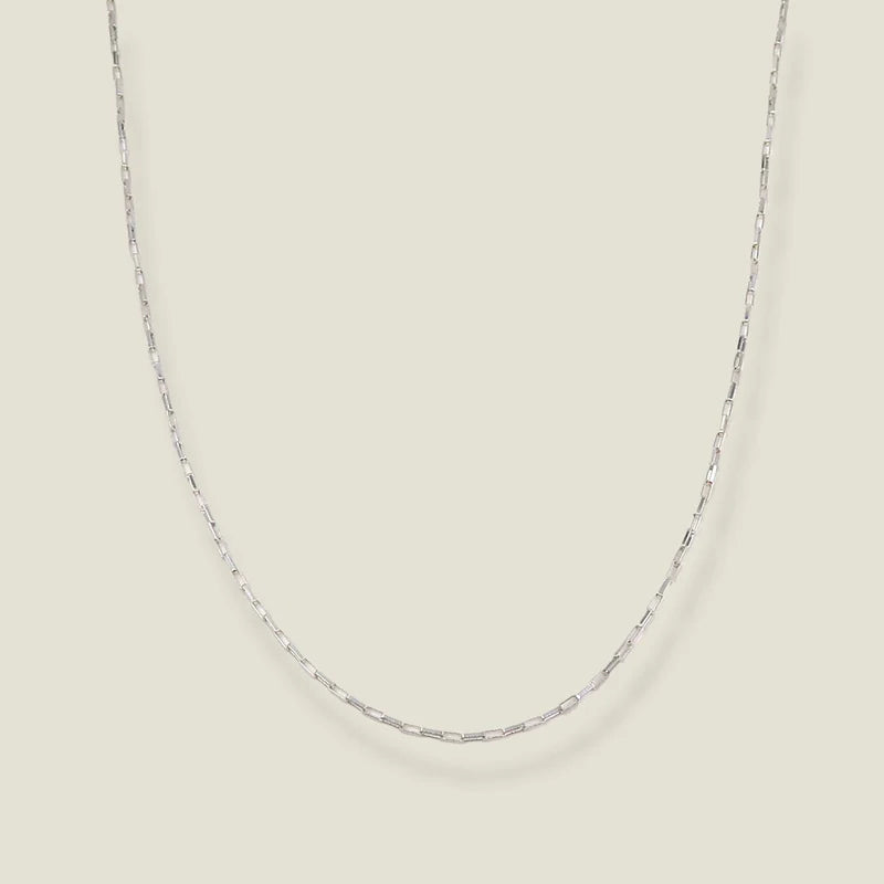 Sterling Silver Baby Link Necklace