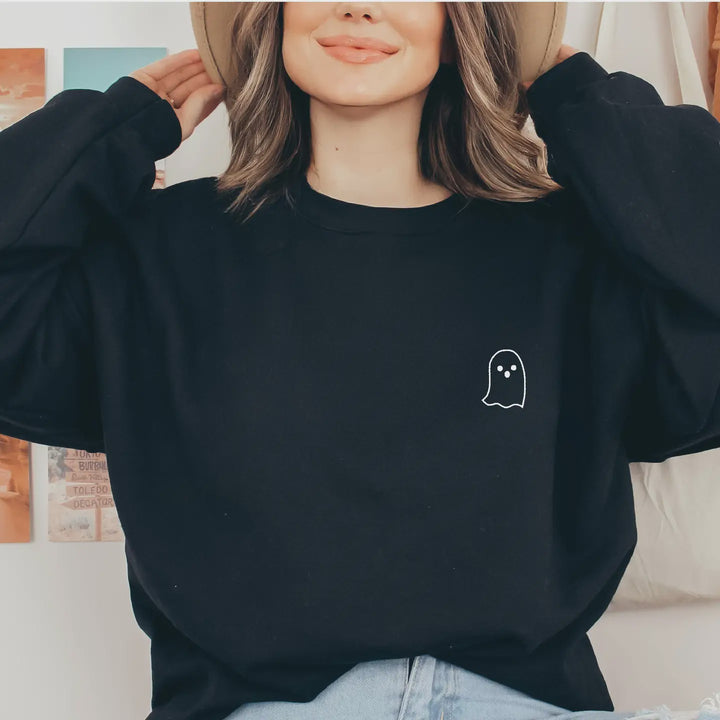 Embroidered Ghost Sweatshirt