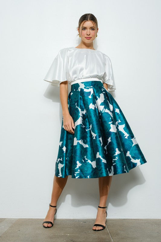 Emerson Floral Midi Skirt