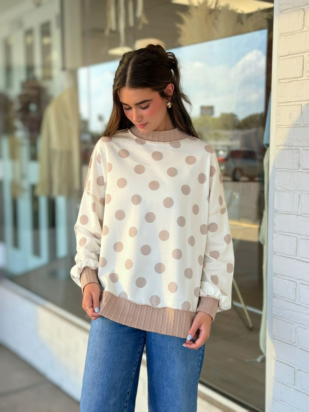Penny Polka Top