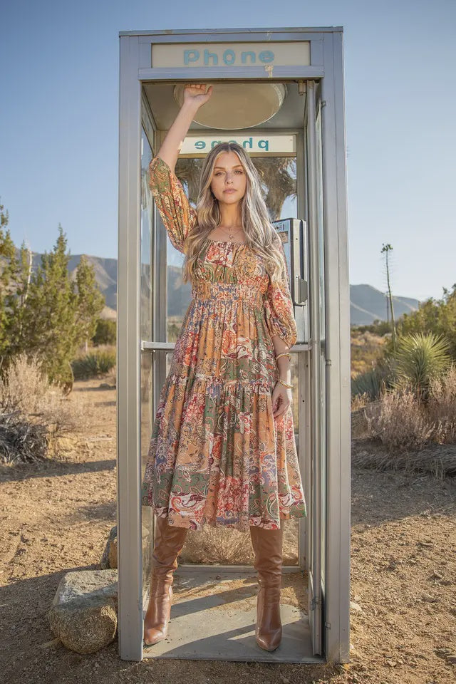 Pauline Patchwork Dress