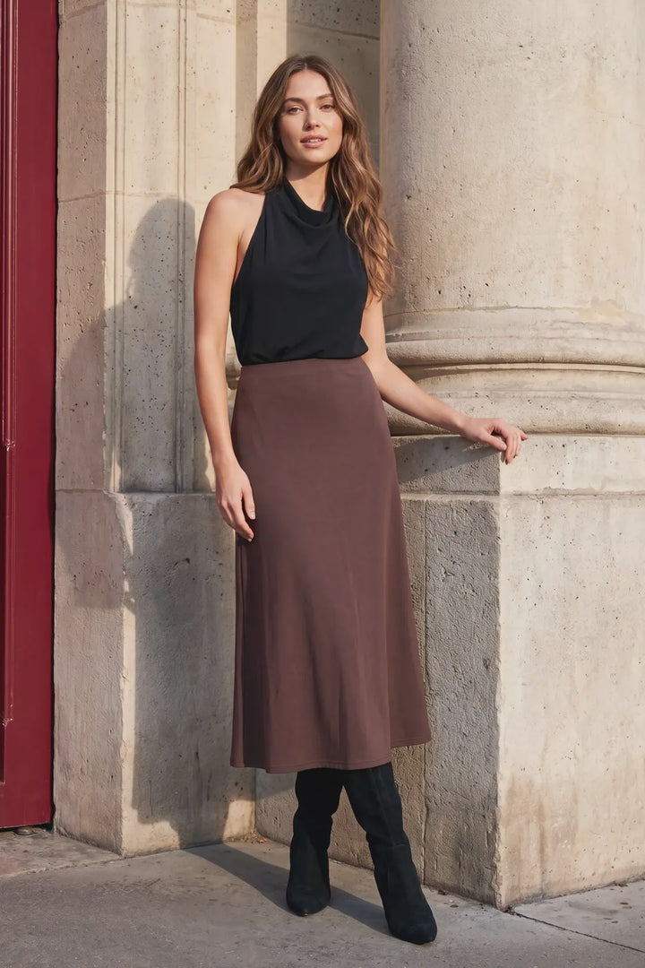 Forever Skirt- Brown