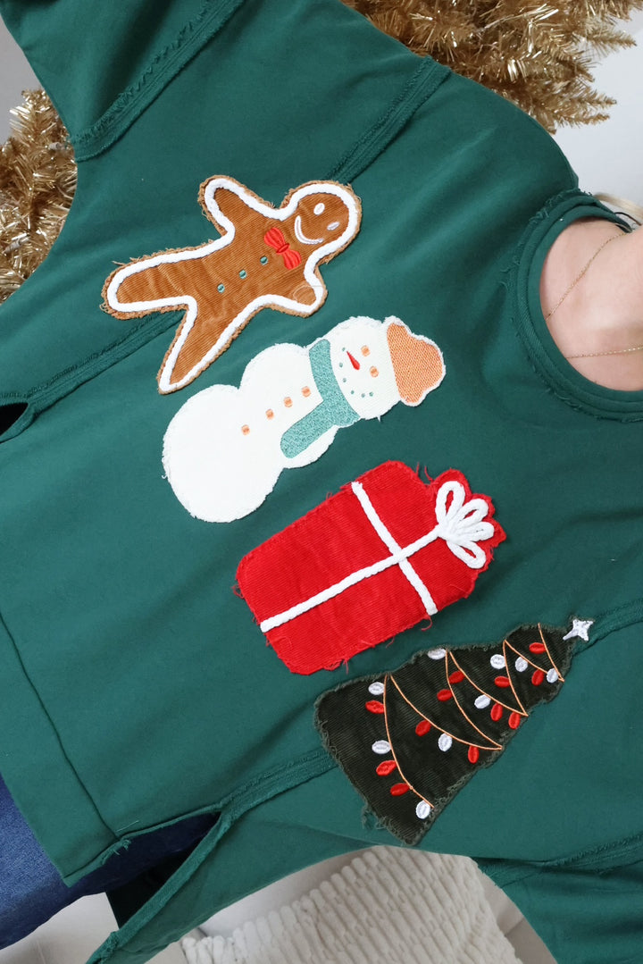 Christmas Patch Sweatshirt