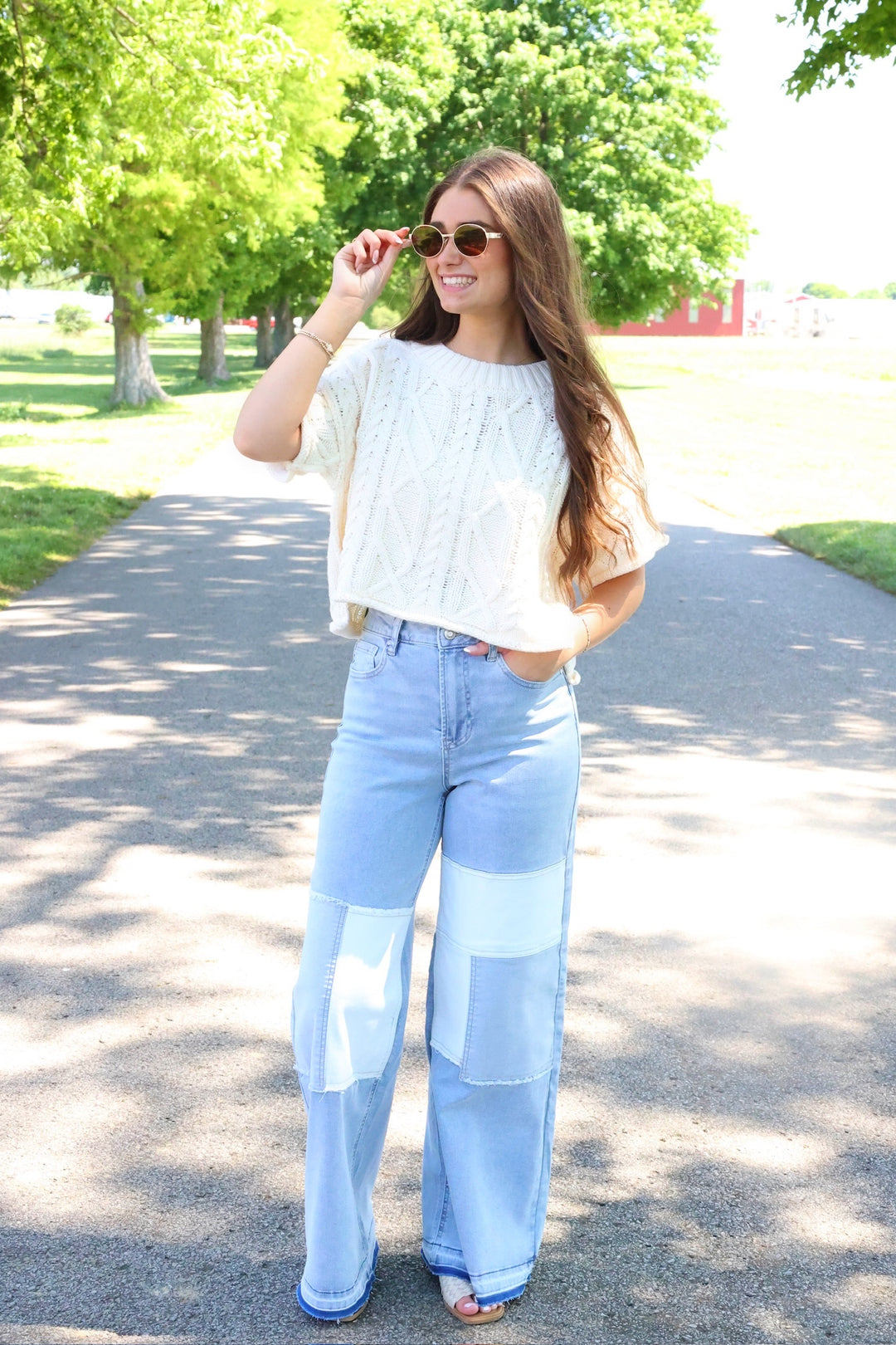 Allyson Patch Jeans