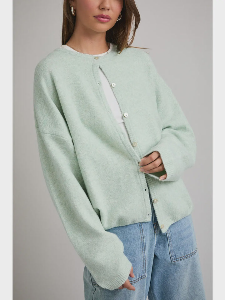 Preboard Cardigan- Mint