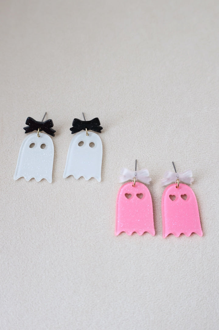 Boo Bow Earrings