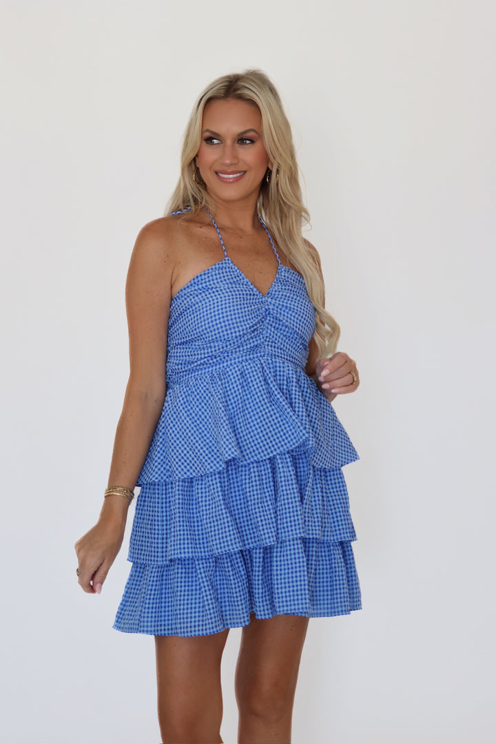 Gingham Tier Dress