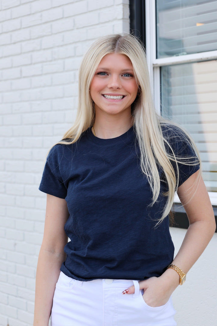 Modern Slub Tee - Eclipse