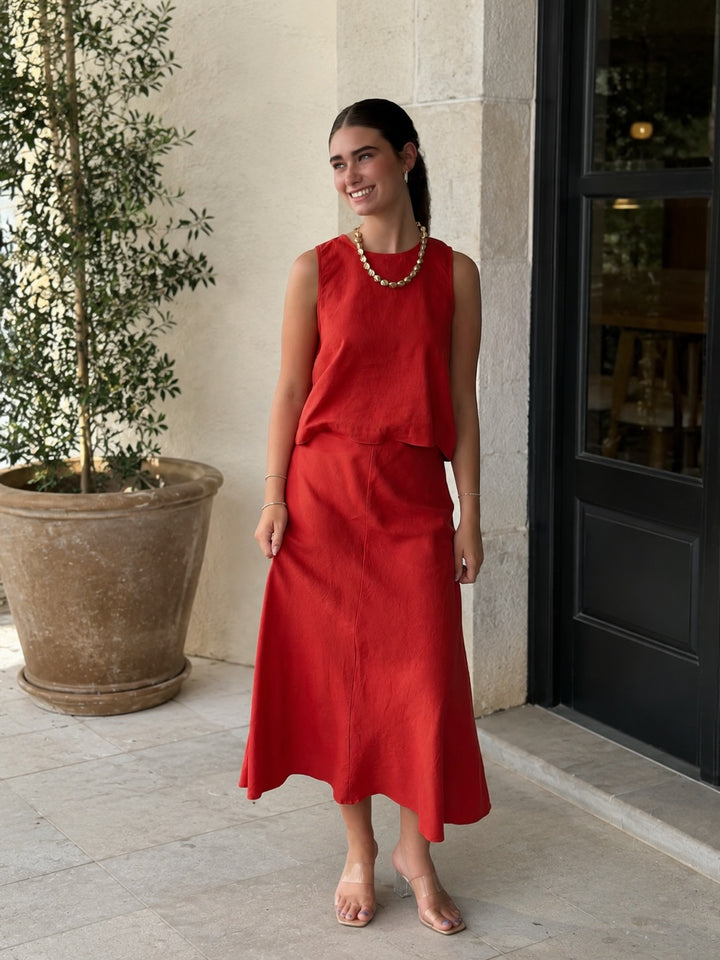 Sloane Linen Top