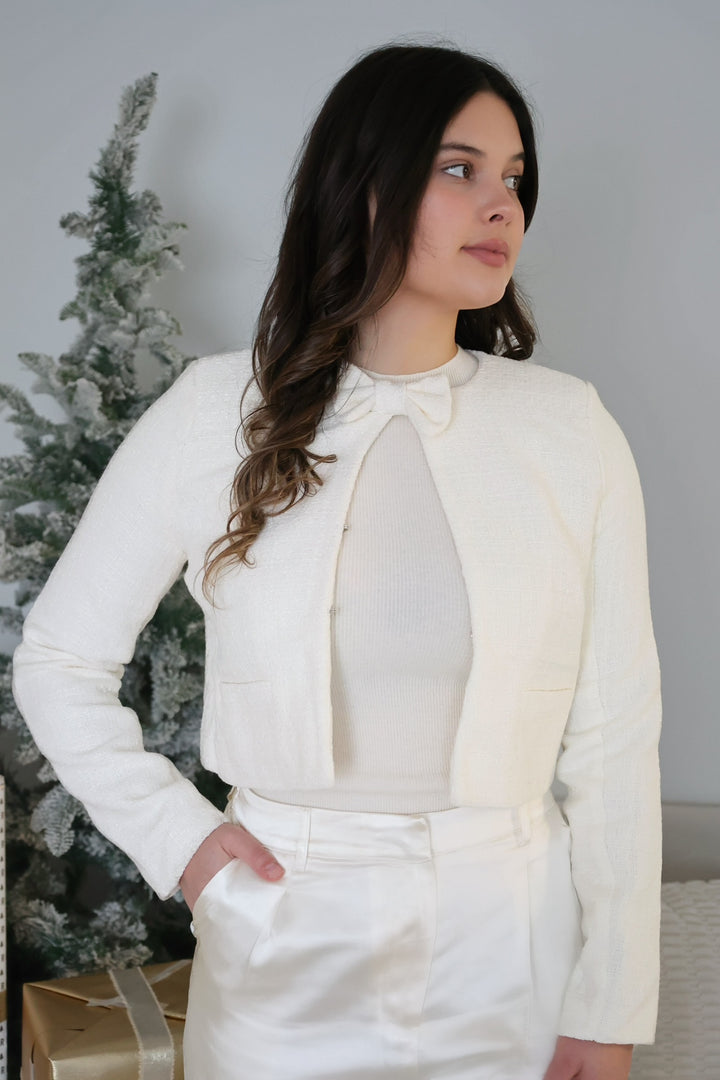 Featherson Jacket- Winter White