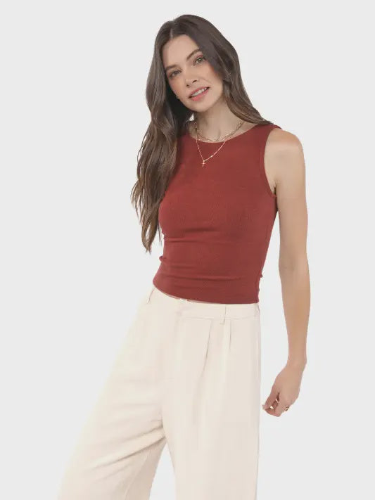 Credit Sleeveless Top