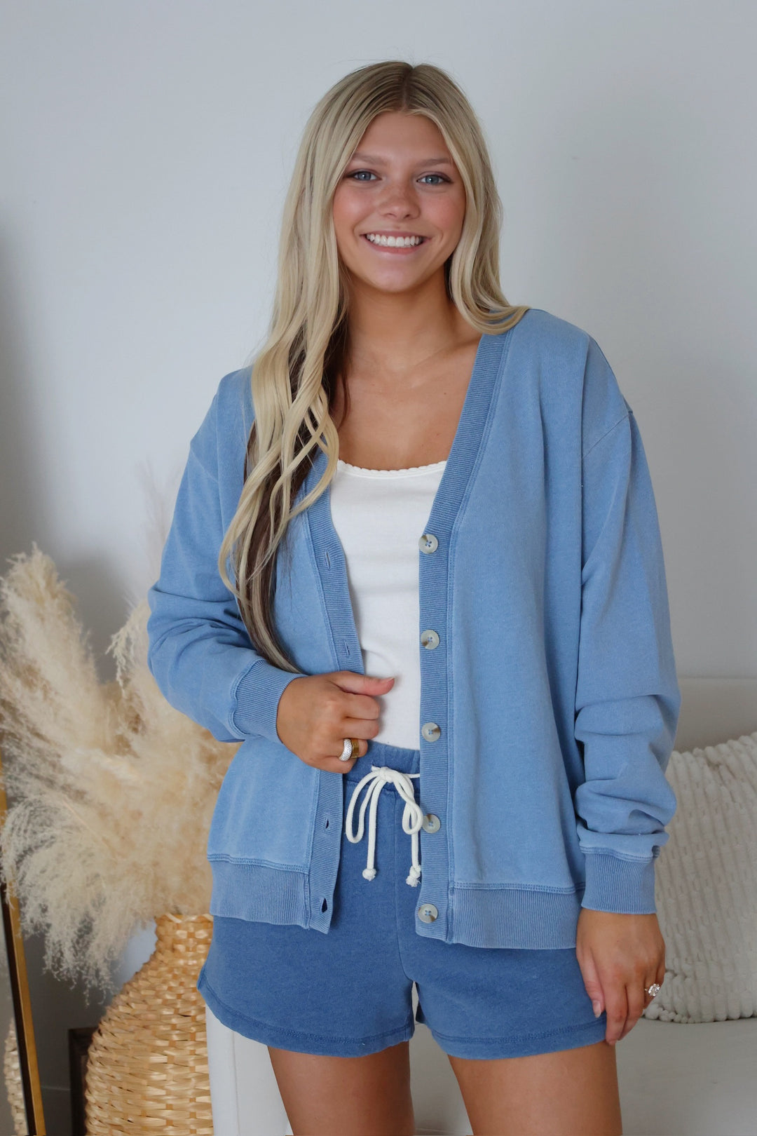 Dazed End Denim Cardigan