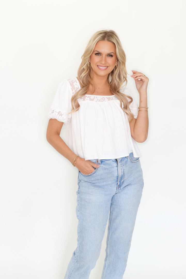 Misty Lace Top