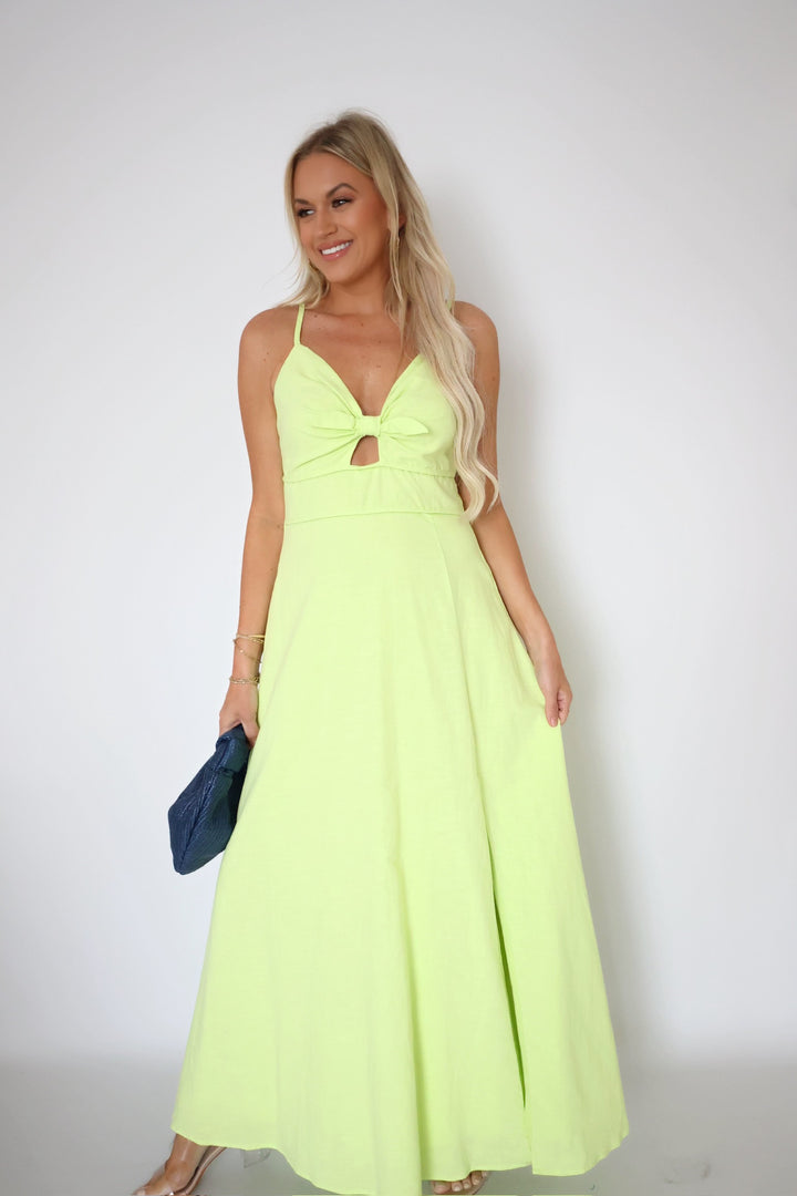 Nellie Linen Midi Dress