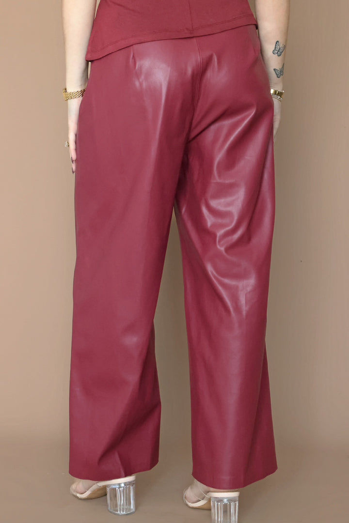 Sparkle Pants- Bordeaux
