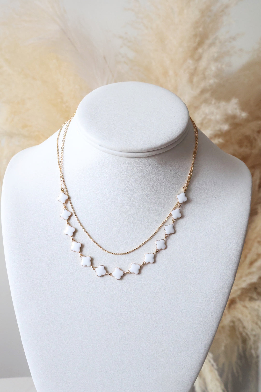 Just My Luck Layered Clover Necklace