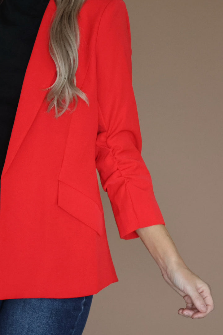 Boardroom Blazer -Red