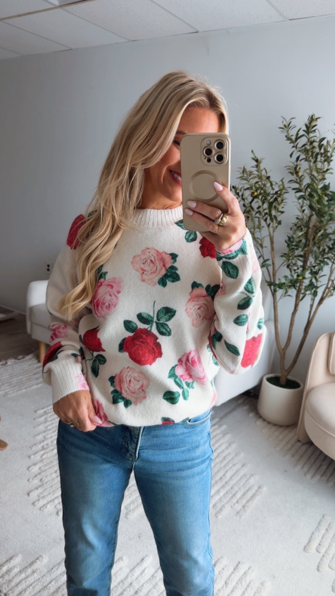 English Rose Sweater