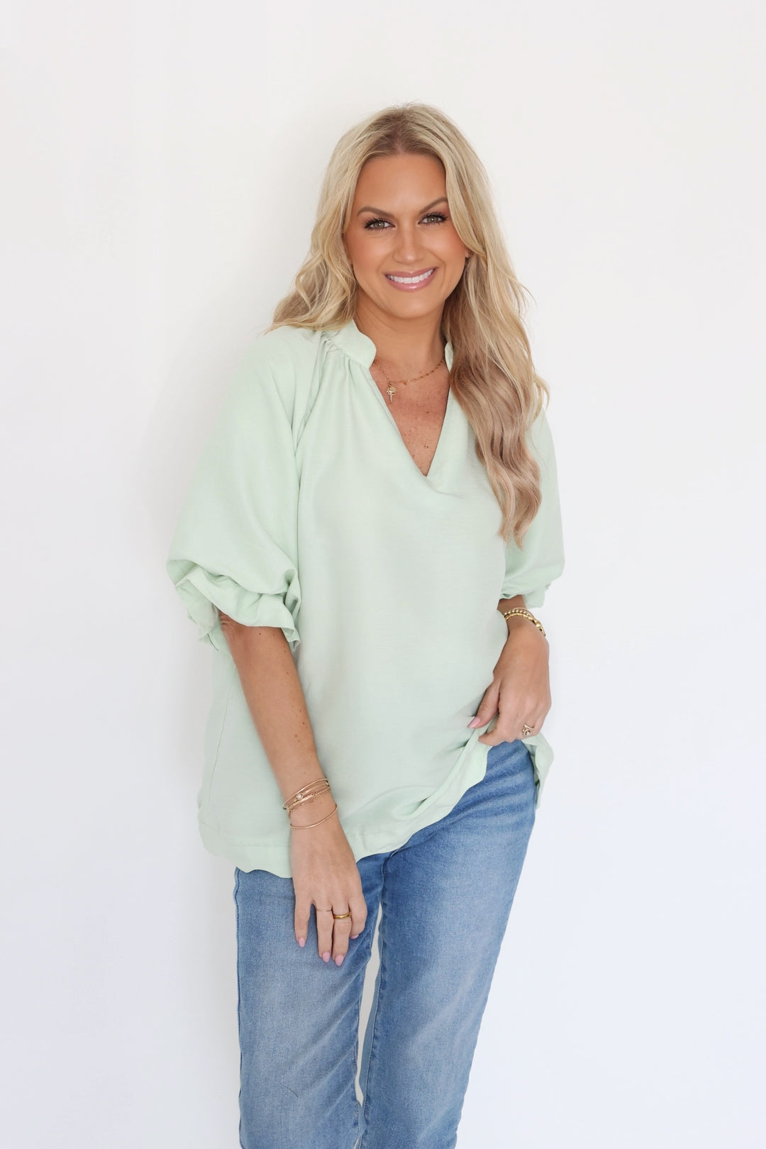Macy Scallop Top