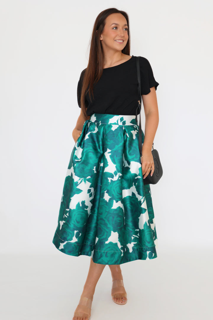 Emerson Floral Midi Skirt