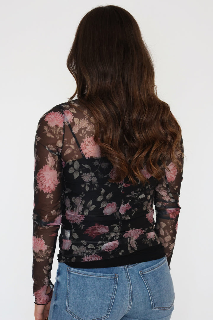 Pinned Rose Top