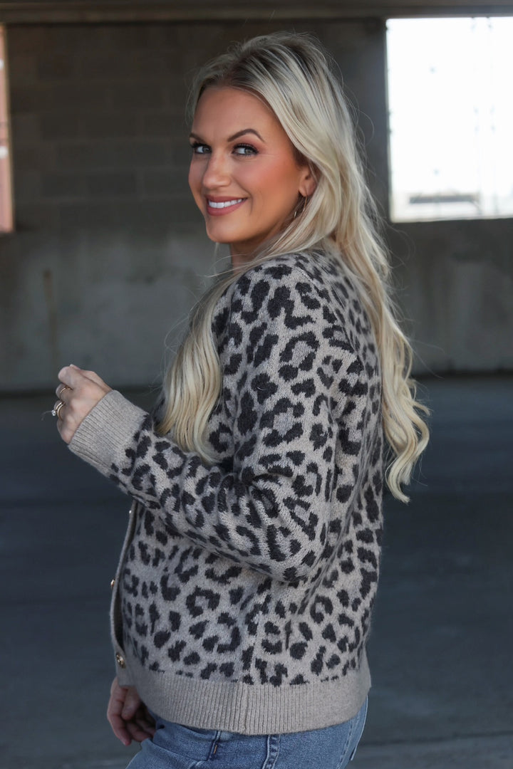 Doe Leopard Cardigan