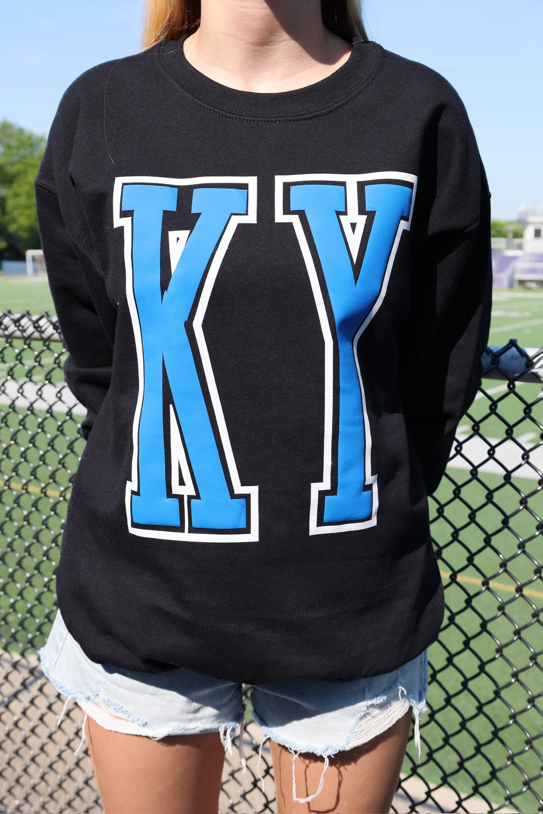 KY Puff Glitter Sweatshirt