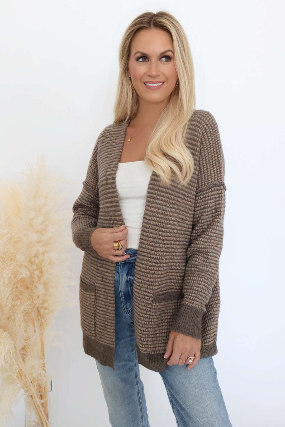 Khloe Cardigan - Dark Mocha