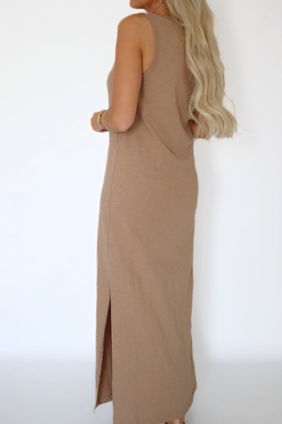 Palisades Midi Dress - Iced Coffee