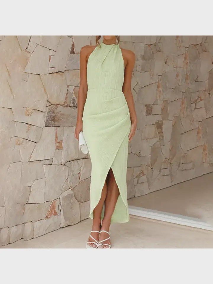 Lily Halter Neck Dress