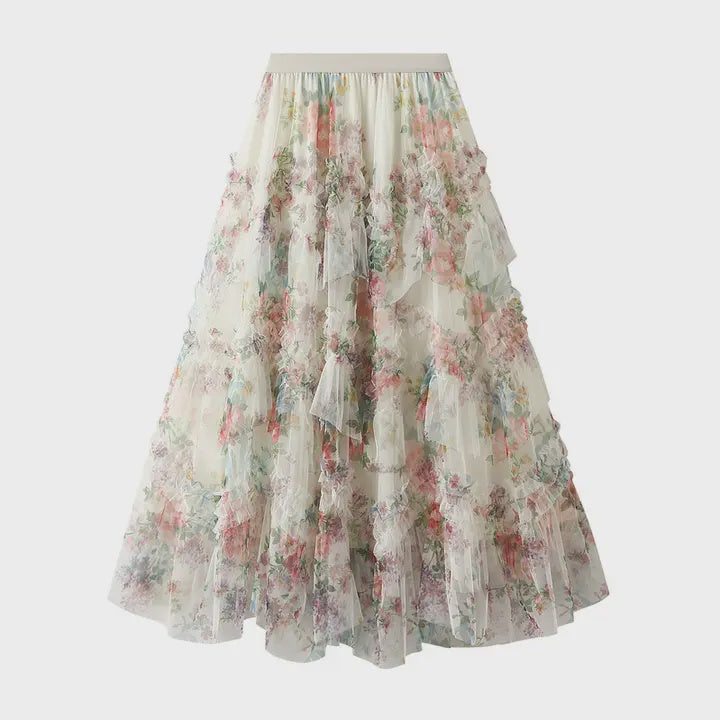 Pleasant Ruffle Skirt