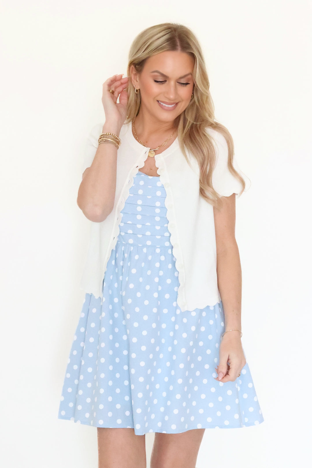 Margot Scalloped Cardigan