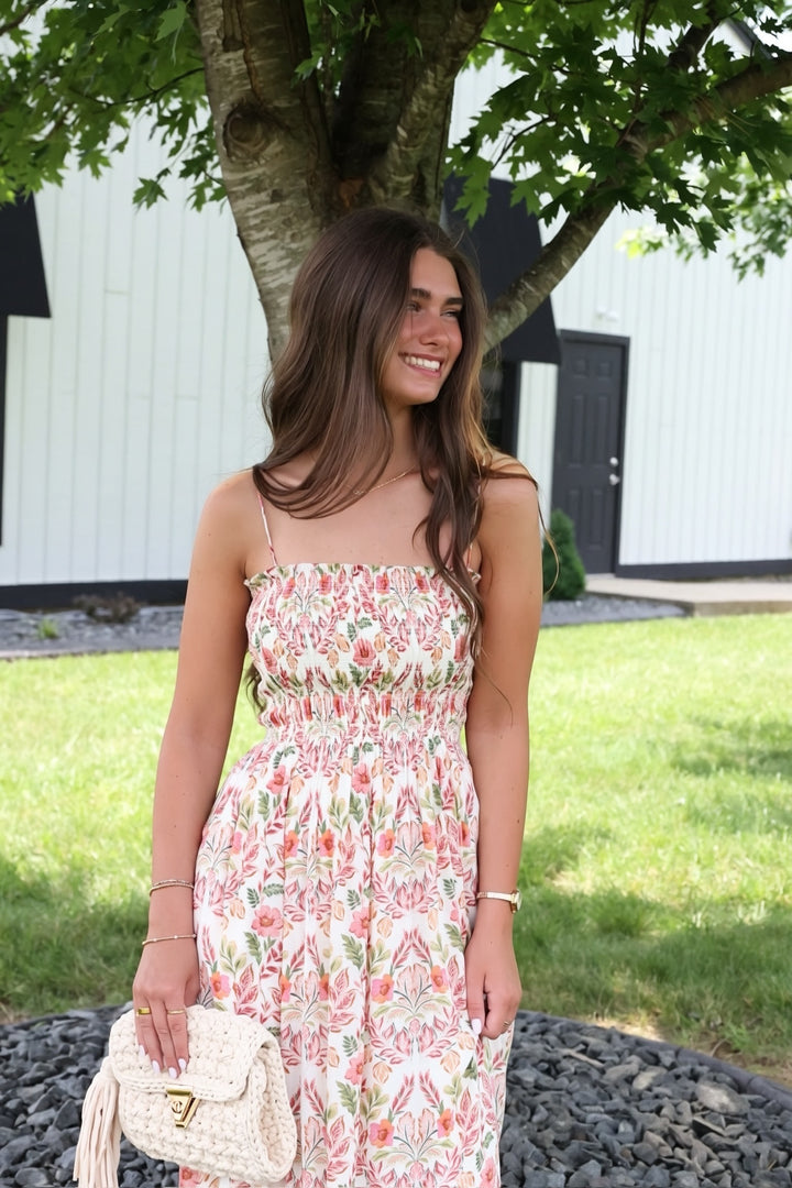 Cornelia Floral Midi Dress