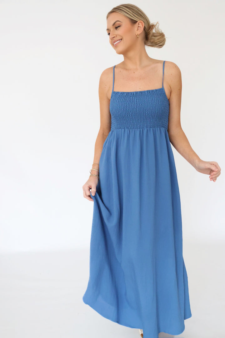 Beachside Midi Dress - Riviera