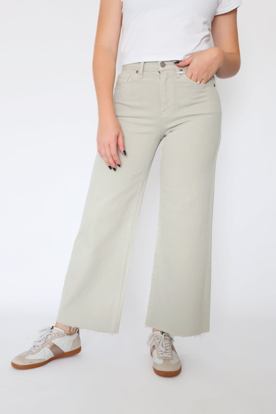 Crosley Wide Leg- Olive