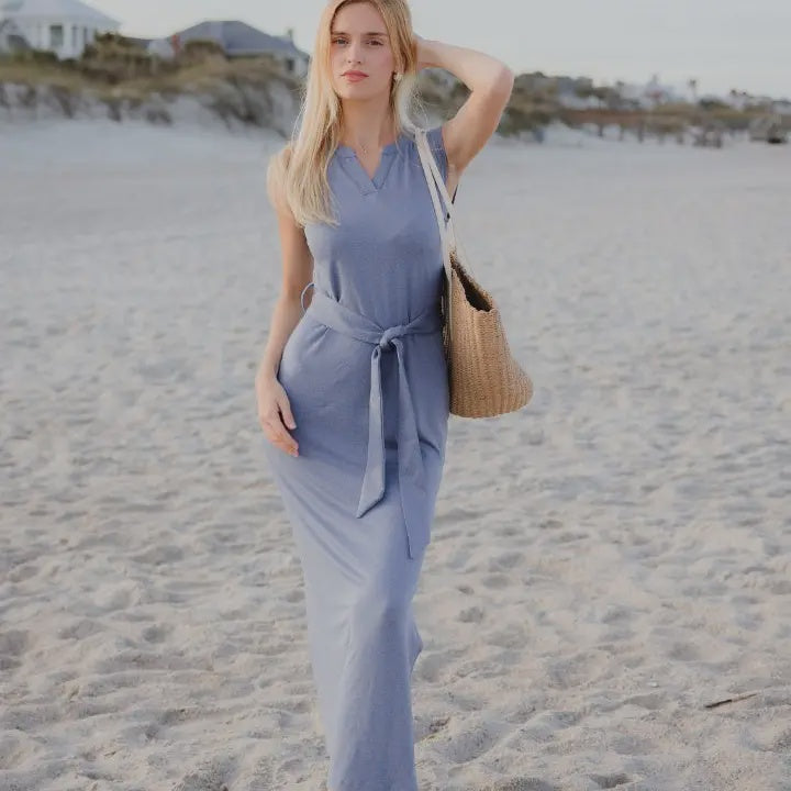 Charlotte Belted Maxi Dress