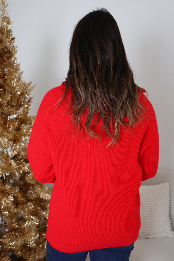 Mikayla Half Zip Sweater